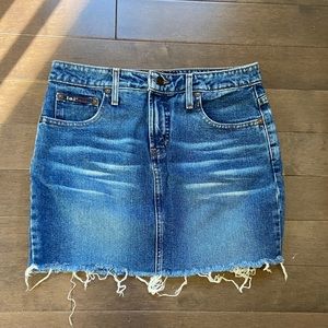 LEI - Cut Off Denim Skirt VGUC